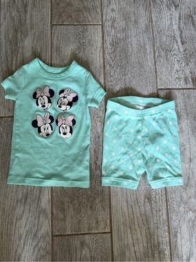 Disney Gap Toddler Baby Girls Pajamas 2-Piece 100 Cotton PJ Set Sleepwear